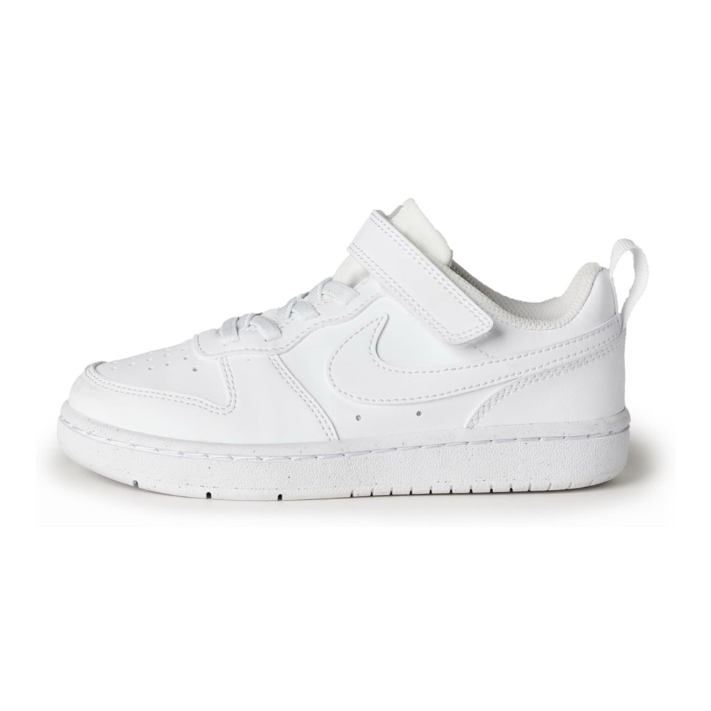 Nike Kids' Toddler size 10 boys Court Borough Low Recraft Shoes White on White